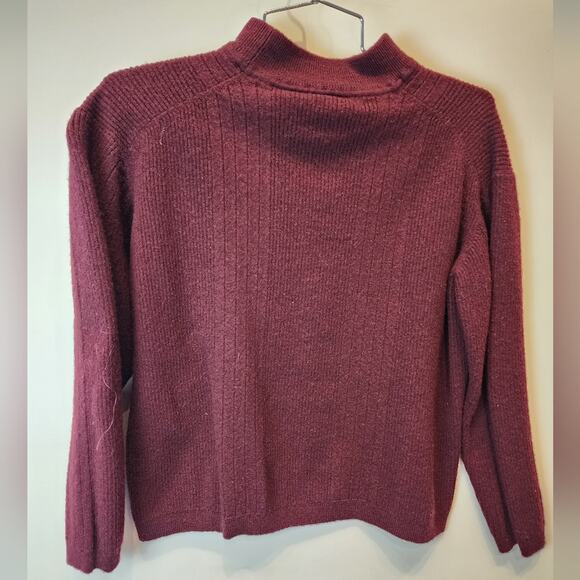 JF Ferrar Vintage Wool Turtleneck Sweater Boxy Long Sleeve Size L - Picture 6 of 8